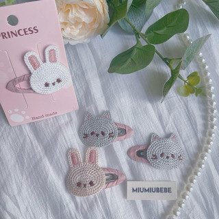 Set 2 kẹp hình động vật ngộ nghĩnh đáng yêu cho bé gái