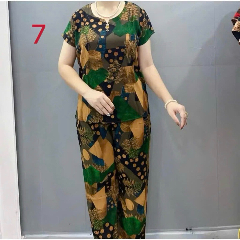 Bộ Đồ Trung niên Cho Mẹ yêu Chất lụa hàn châu
