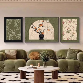 7 Mẫu Set 3 Tranh Treo Tường Trừu Tượng Tone Màu Trầm - Tranh Canvas Nghệ Thuật Decor Phòng Ngủ, Phòng Khách, Homstay