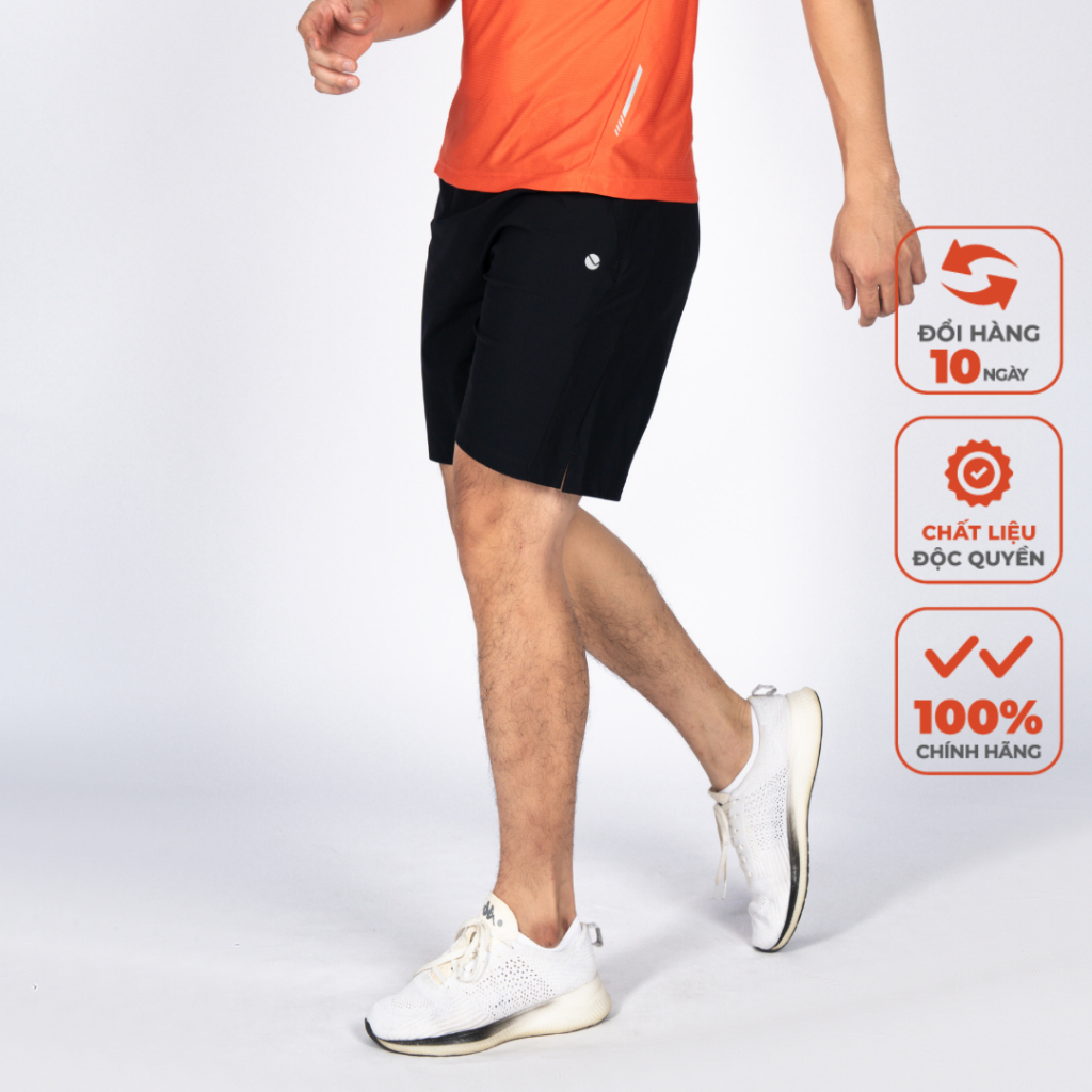 Ảnh Quần Short Thể Thao Nam LV24S04M301 Có Khoá Túi Livan Sport Chính Hãng, Quần Đùi Nam Tập Thể Thao 1