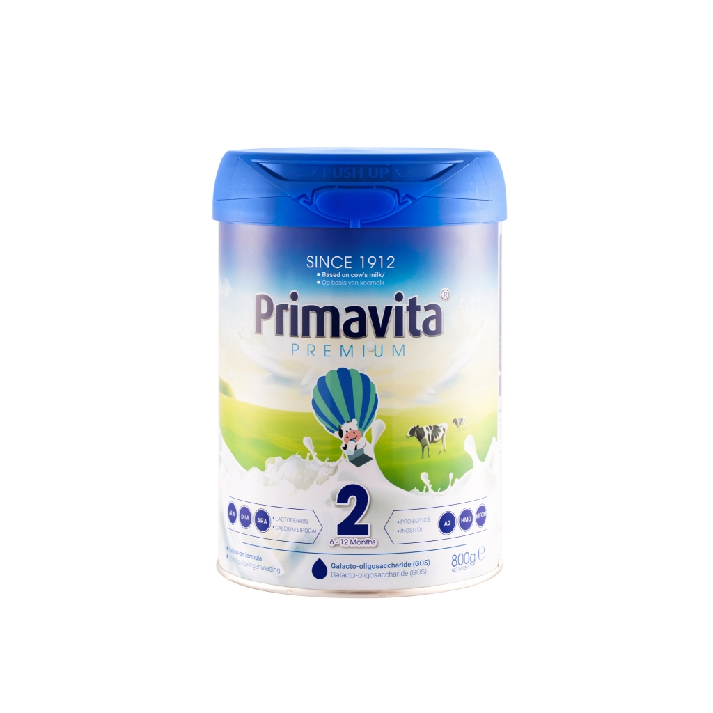 Sữa bột Primavita Premium số 2 nhập khẩu nguyên lon từ Hà Lan