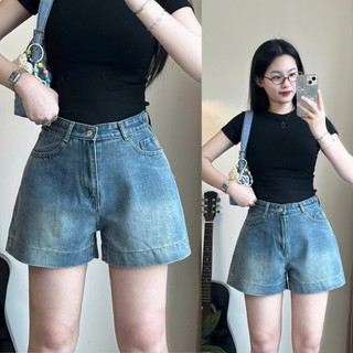 Quần short jeans lưng cao basic - 247store - Qsoocjeanmem7451_P11K16