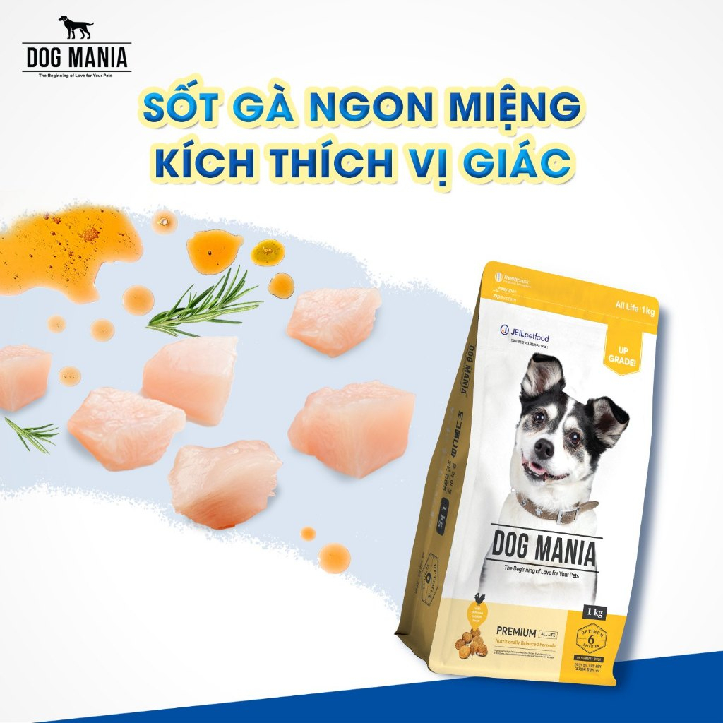 5KG DOG MANIA PREMIUM - Thức ăn hạt khô cho chó mọi lứa tuổi