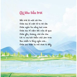 Sách- Truyện đọc cho bé:  Bé học nói qua thơ- Cái kho bầu trời - Finybooks