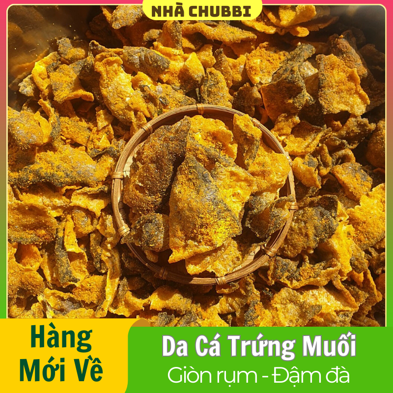 Da Cá Hồi Sấy Giòn Lắc Trứng Muối Đặc Biệt - DA CÁ SIÊU GIÒN NGON ...