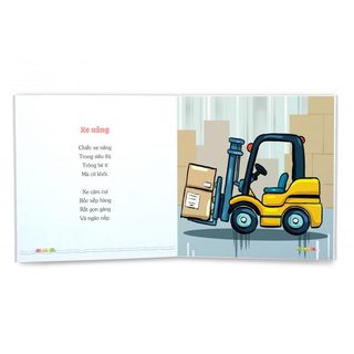 Sách thiếu nhi - Bé học nói qua thơ - Những chiếc xe chăm chỉ - Finybooks