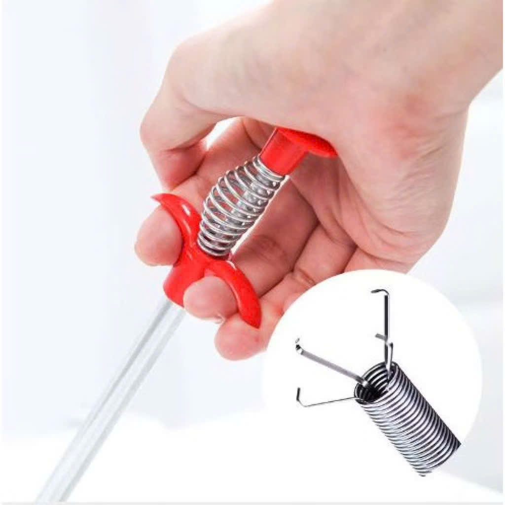CÂY LẤY RÁC LOẠI BỎ TÓC RỤNG DỄ DÀNG - Cây Gắp Rác Cống 4 Chấu Thông Minh,Dụng Cụ Thông Tắc Cống Lấy Rác Trong Đường Ống