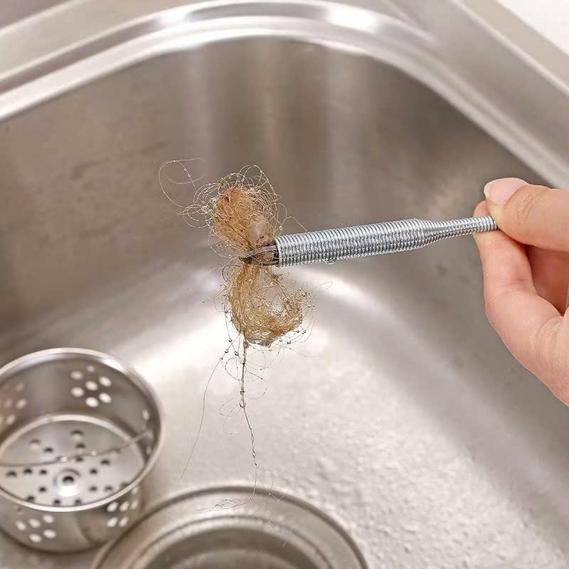 CÂY LẤY RÁC LOẠI BỎ TÓC RỤNG DỄ DÀNG - Cây Gắp Rác Cống 4 Chấu Thông Minh,Dụng Cụ Thông Tắc Cống Lấy Rác Trong Đường Ống