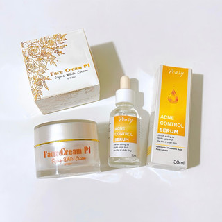 COMBO KEM FACE P1 Và SERUM HA PONRY Dưỡng Trắng , Dưỡng Ẩm Da