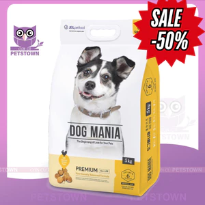 5KG DOG MANIA PREMIUM - Thức ăn hạt khô cho chó mọi lứa tuổi