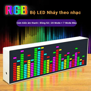 Bộ LED RGB nháy theo nhạc - Kích thước 16 x 24 - 20 kiểu nháy - 7 mode màu