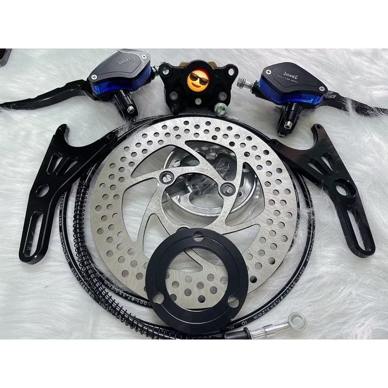 Combo độ phanh đĩa sau xe điện không kèm tay phanh  phụ tùng phụ kiện