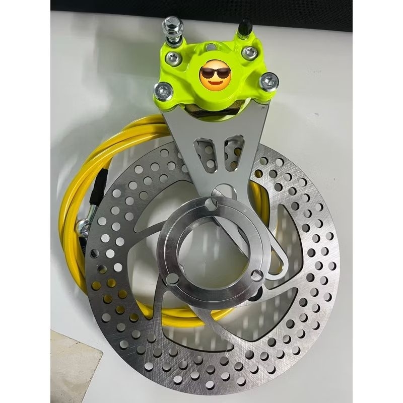 Combo độ phanh đĩa sau xe điện không kèm tay phanh  phụ tùng phụ kiện