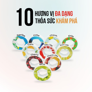 Hộp Hương Thơm Lẻ Cho Bình Nước Hương Trái Cây 0 Đường 0 Calo