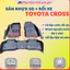 Thảm lót sàn NHỰA 5D xe Toyota Cross 2020 - 2025 Thảm NHỰA TPE 5D đúc nguyên khối theo xe. Bộ 3 miếng