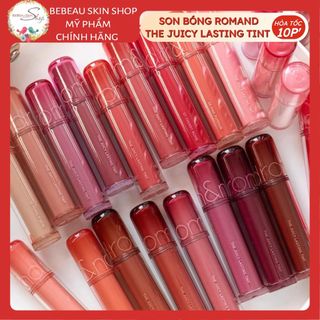 Son Bóng ROMAND The Juicy Lasting Tint Đủ Màu Bản Mới Bản Cũ Nhập Khẩu Chính Hãng - Bebeau