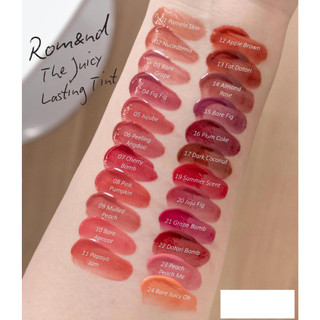 Son Bóng ROMAND The Juicy Lasting Tint Đủ Màu Bản Mới Bản Cũ Nhập Khẩu Chính Hãng - Bebeau