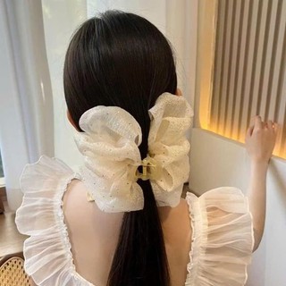 kẹp tóc voan chấm bi tiểu thư siêu xinh B4