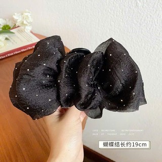 kẹp tóc voan chấm bi tiểu thư siêu xinh B4
