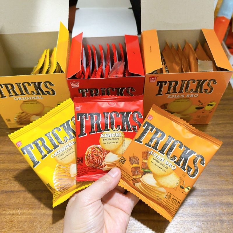 BÁNH KHOAI TÂY LÁT TRICKS BAKED CRISPS (bán lẻ 5 gói 12g) | Shopee Việt Nam