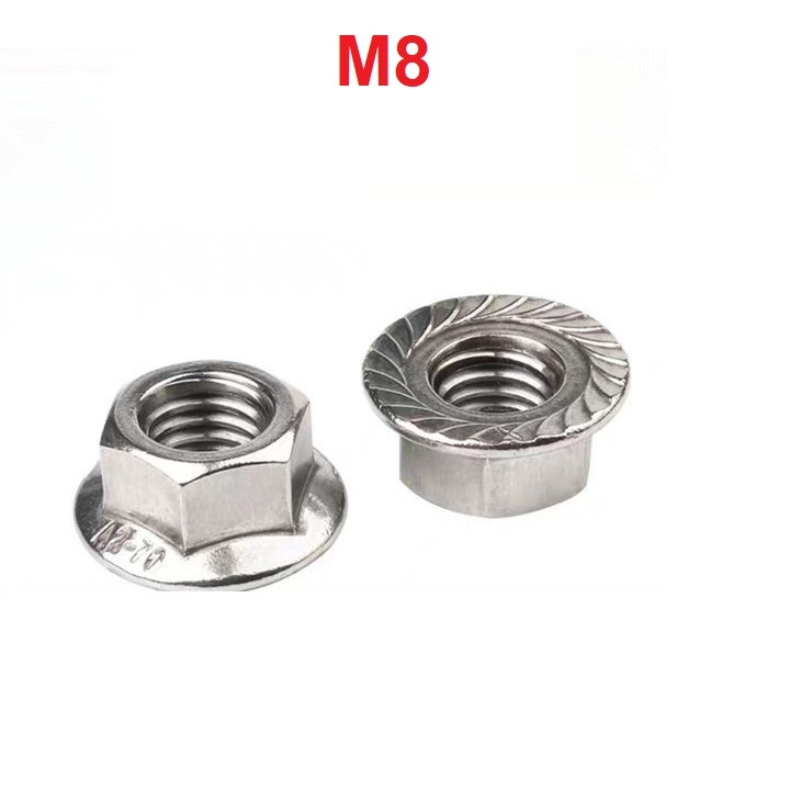Đai ốc liền long đen inox M8 (50 con) | Shopee Việt Nam