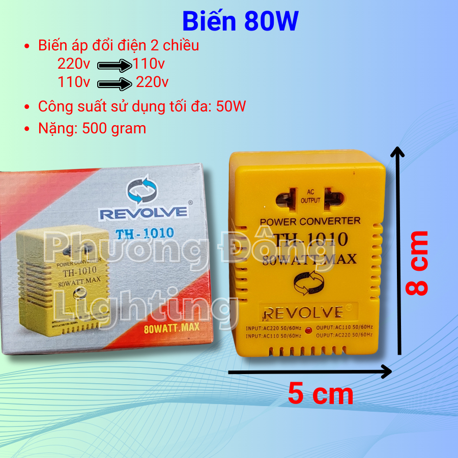 Biến áp Biến thế Đổi điện 2 chiều - 220v sang 110v và 110v sang 220v