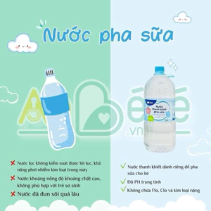 Nước Thanh Khiết Pha Sữa Aoi Chai 1,5L