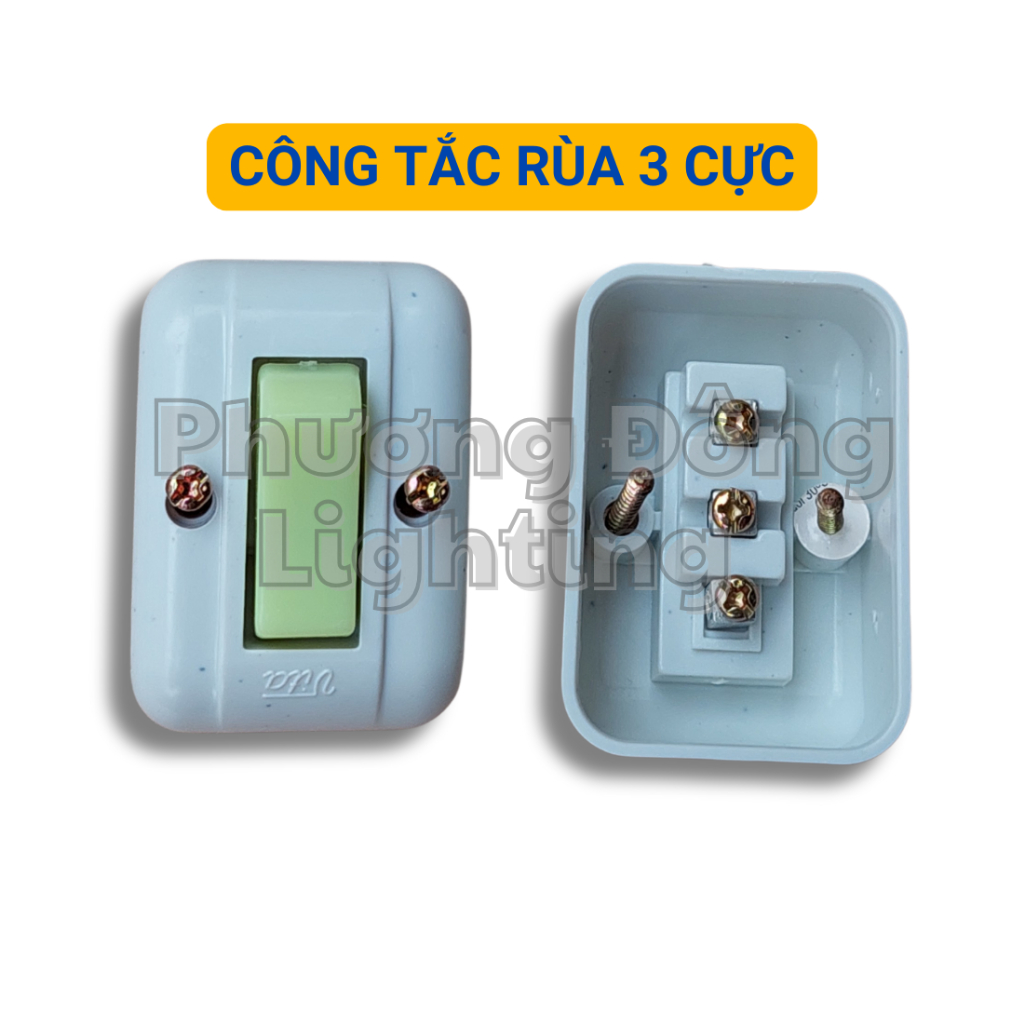 Công tắc rùa 2 cực - 3 cực