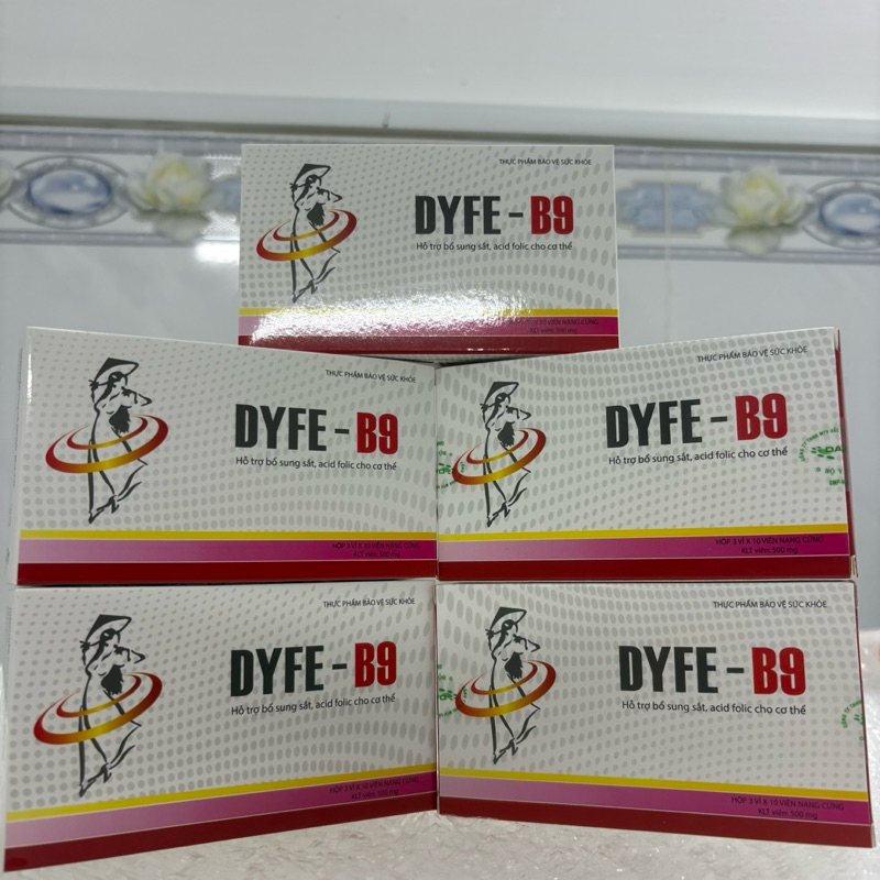 ✅[Hàng chính hãng] Bổ sung Acid folic , sắt DYFE B9 hạn chế tình trạng thiếu máu Viện Pasteur Đà Lạt