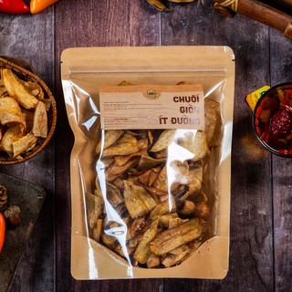 Chuối sấy giòn ít đường - Minh Tiến Farm - Giòn, bùi - Đặc sản Đà Lạt