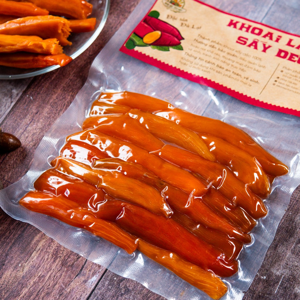 Khoai lang mật sấy dẻo - Minh Tiến Farm - Đặc sản Đà Lạt