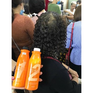 Uốn lạnh dùng cho tóc thường và tóc yếu Mugensi enzyme multi texture perm 2x500ml