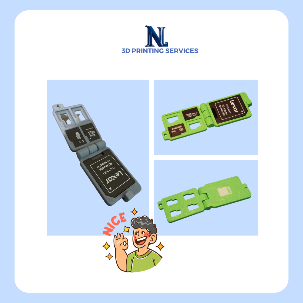 Hộp đựng thẻ nhớ Micro SD / TF nhỏ gọn tiện lợi | NL3D