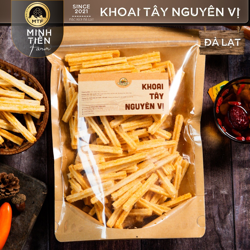 Khoai tây sấy cọng - Minh Tiến Farm - Đặc sản Đà Lạt