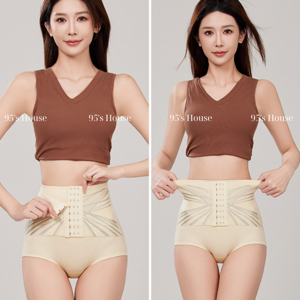 Quần Gen Nịt Bụng Dưới Móc Cài Su Đúc Co Giãn, Quần Lót Định Hình QG18