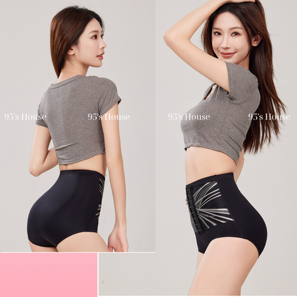 Quần Gen Nịt Bụng Dưới Móc Cài Su Đúc Co Giãn, Quần Lót Định Hình QG18
