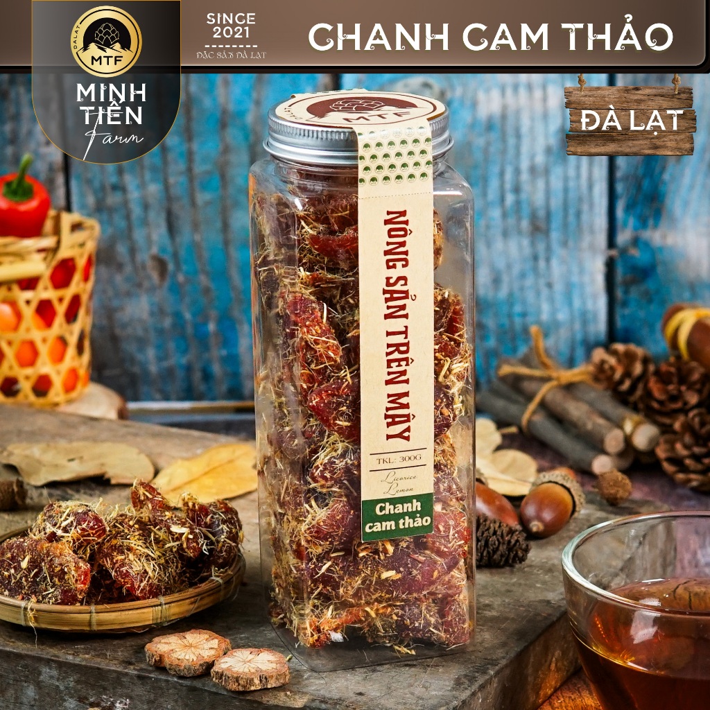 Chanh cam thảo Minh Tiến Farm - Giảm ho, đau cổ họng - Đặc Sản Đà Lạt