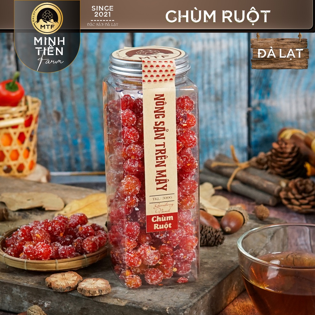 Chùm ruột muối ớt, sấy dẻo Minh Tiến Farm - Đặc Sản Đà Lạt