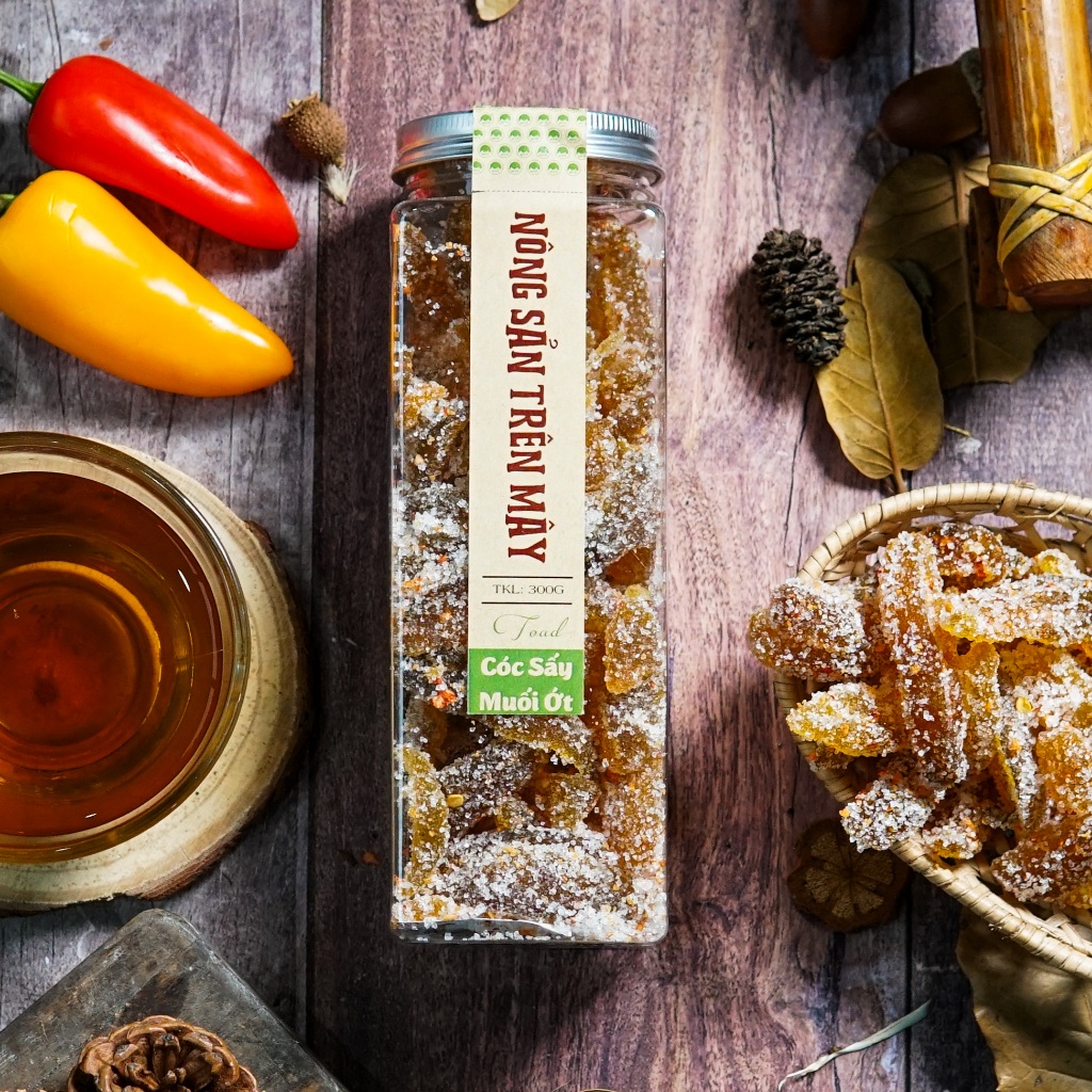Cóc sấy muối ớt Minh Tiến Farm - Chua ngọt, dẻo - Đặc Sản Đà Lạt