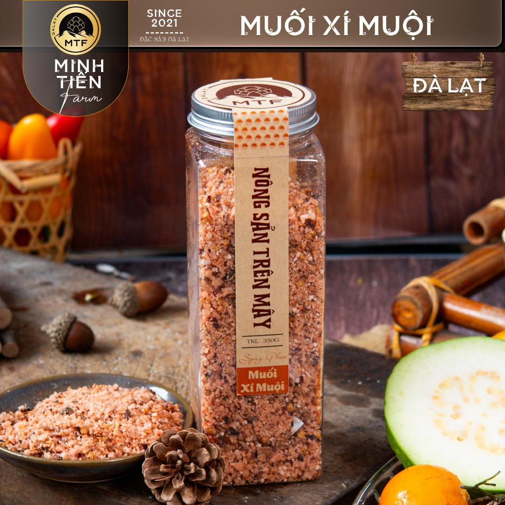 Muối ô mai xí muội - Minh Tiến Farm - Đặc sản Đà Lạt