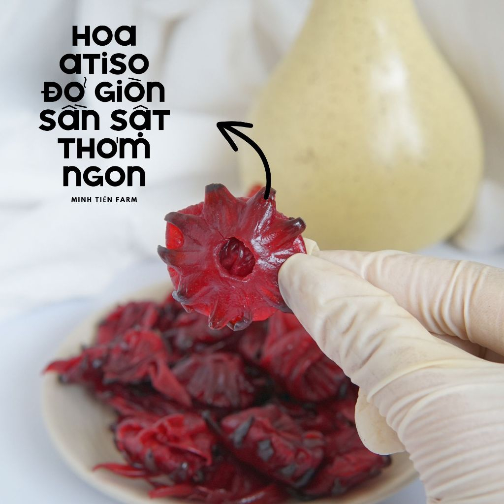 Mứt hoa Atiso đỏ ( mứt hoa hồng ) - Minh Tiến Farm - Đặc sản Đà Lạt