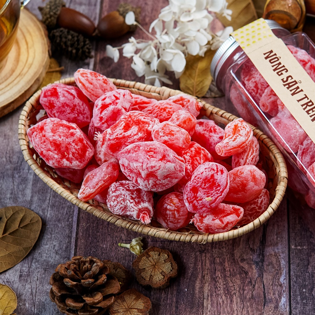 Ô liu hồng sấy dẻo (đào hồng) - Minh Tiến Farm - Đặc sản Đà Lạt
