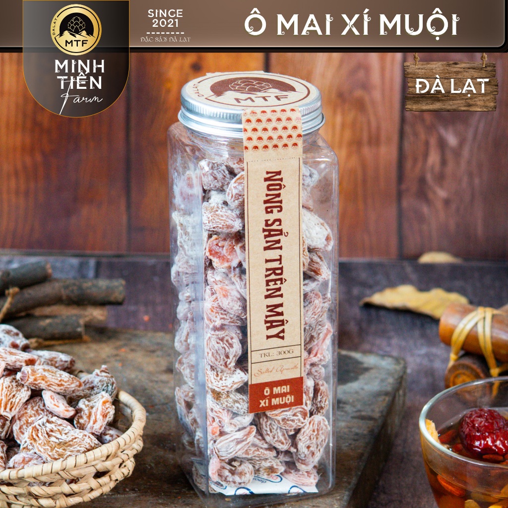 Ô mai xí muội chua ngọt - Minh Tiến Farm - Đặc sản Đà Lạt