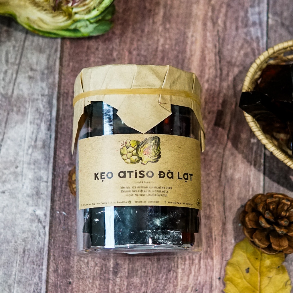 Kẹo dẻo thạch atiso nguyên vị, mát gan, ngủ ngon - Minh Tiến Farm - Đặc sản Đà Lạt