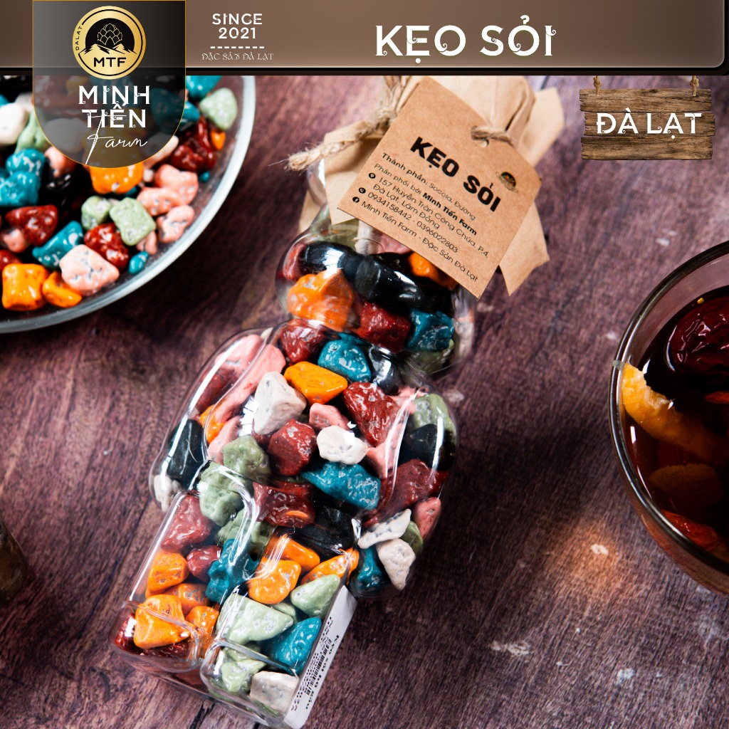 Kẹo sỏi Socola - Minh Tiến Farm - Đặc sản Đà Lạt