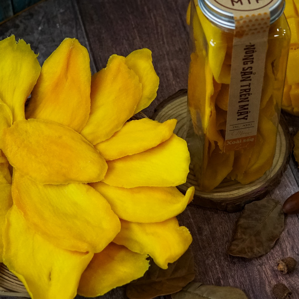 Xoài sấy dẻo - muối ớt 300gr - Minh Tiến Farm - Đặc sản Đà Lạt