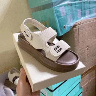 Dép quai hậu chất da sần chữ Min mẫu DH278