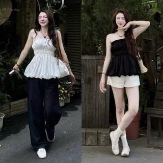 247store - Áo Bí Cúp Ngực Dáng Xoè Chất Gió Sần
