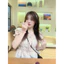 FREESHIP ÁO ĐIỆU DÂY NƠ CỔ VUÔNG HỒNG PASTEL