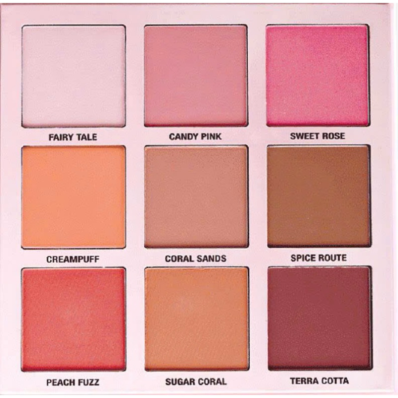 Bảng má 9 ô City Color Glo-Pro Matte, 9 màu sắc trẻ trung cho khách tự do sáng tạo